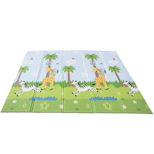 Tapis De Jeu D'éveil Pliable Pour Enfant Bébé Double Face 2 En 1 Sunny Safari Magic Garden Fantasy Fields Ps-Pm001