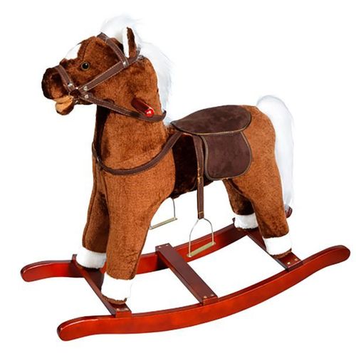 Knorrtoys 40500 Cheval À Bascule Sonore En Peluche