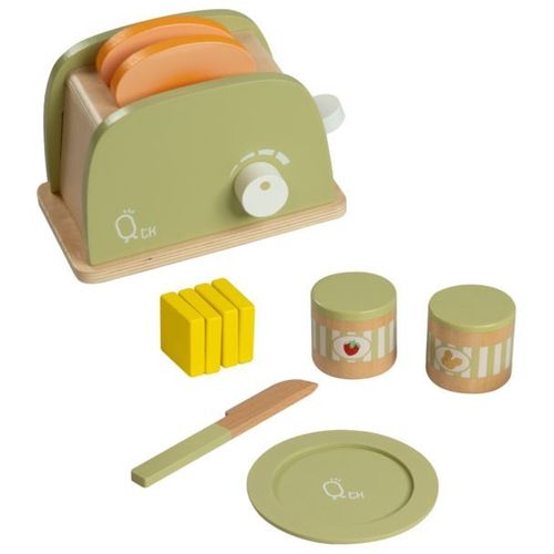 Grille-Pain 11 Accessoires De Dinette Enfant Garçon Fille Teamson Kids Vert Tk-W00006