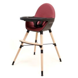 Chaise Haute Confort Noir / Bordeaux - At4
