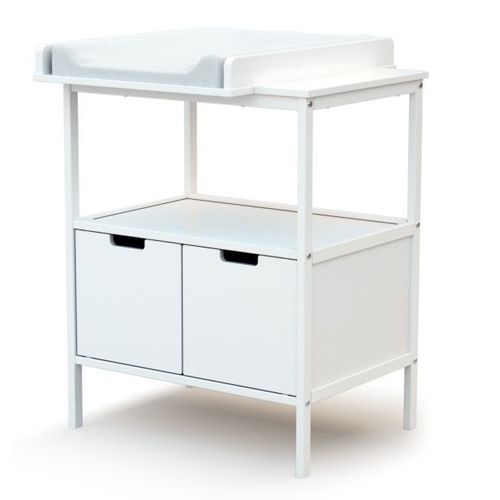 At4 Table A Langer 1 Étagere, 2 Portes, Plan A Langer Amovible