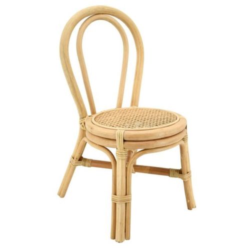 Chaise Enfant En Rotin Naturel Et Cannage Bogiwo