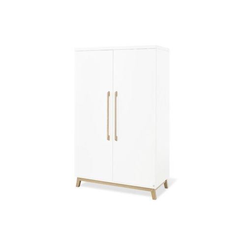 Armoire 'riva' 2 Portes Blanc Bois