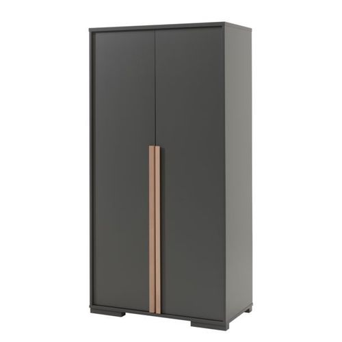 Vipack London Armoire 2 Portes Anthracite