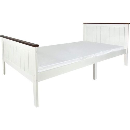 Lit Blanc Paris Walnut 200