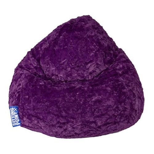 Pouf Fluffy L Aubergine