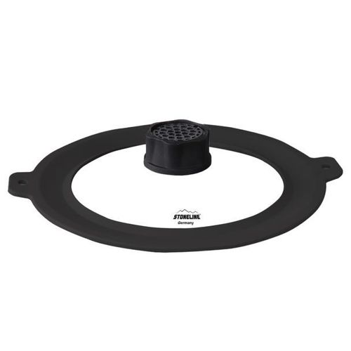 Couvercle En Verre Multifonction Smell Well Stoneline Pour Ø 22/24/26/28 Cm, Avec Kit De Recharge Smell Well