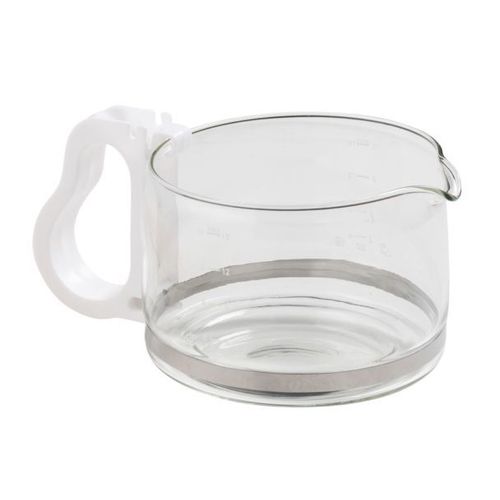Fackelmann 2002350 Verseuse À Café Pour Cafetière Philips Confort Blanche, Verseuse Cafetière Philips, Verseuse À Café 12 Tasses, Plastique, Verre
