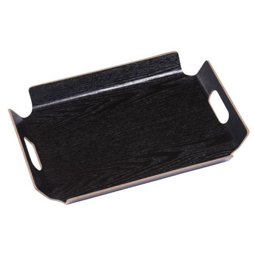 Plateau Rectangle No Angle 44,5x33,5 Cm Noir