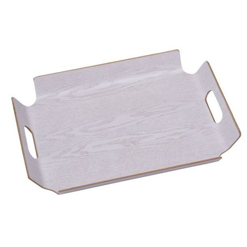 Plateau Rectangle No Angle 44,5x34 Cm Blanc
