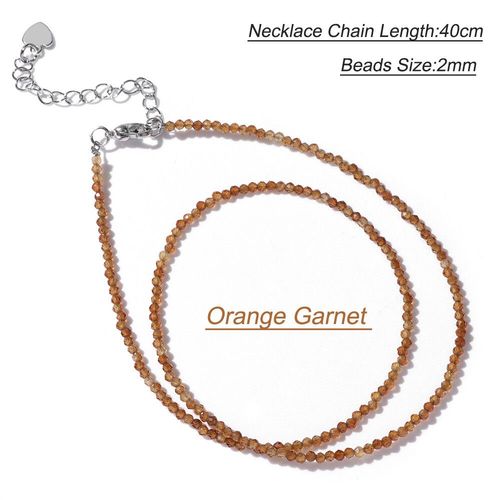 Collier De Perles De Bohême À Facettes Pour Hommes Et Femmes,Bijoux En Cristal,Pierre Semi-Réservoir Naturelle,Tourmaline,Étoiles D'atterrissage,Colliers De La Présidence,Gemme De 2mm