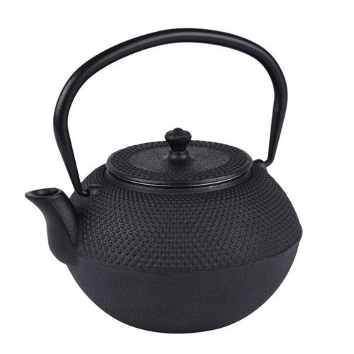 Théière En Fonte Avec Filtre Inox 1.2 L Asia Noire