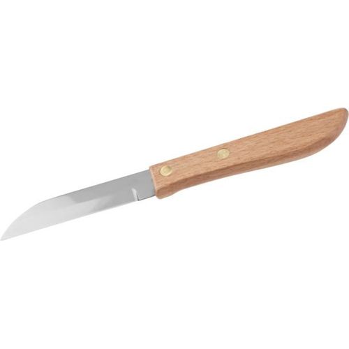 Nirosta 41712 Couteau D'office Manche En Bois Lame De 7,5 Cm, Couteau Cuisine, Couteau En Bois, Couteau Office, Bois, Acier Inoxydable, 17,5 Cm