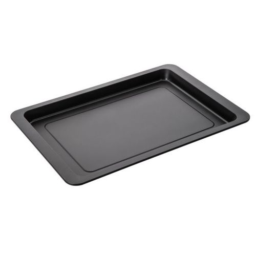Zenker 7509 Plaque À Pizza, Plaque Rectangle Pour Pizza Maison, Acier, Noir, 42 X 29 X 2,5 Cm