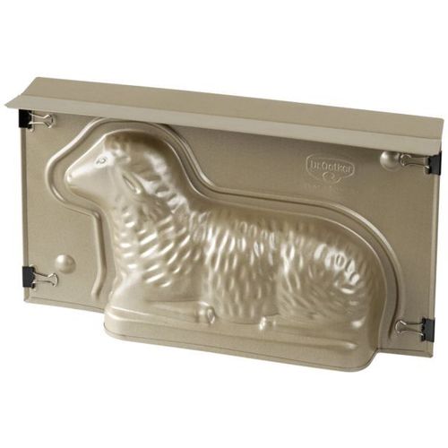 Dr Oetker 1871 Moule À Gâteau Mouton, Moule À Gâteau En Forme D'agneau, Moule Pâtisserie, Moule Gâteau, Moule Gateaux, Moule Agneau Pascal, Moule Gâteaux De Pâques, Acier Inoxydable, Doré, Dimensions