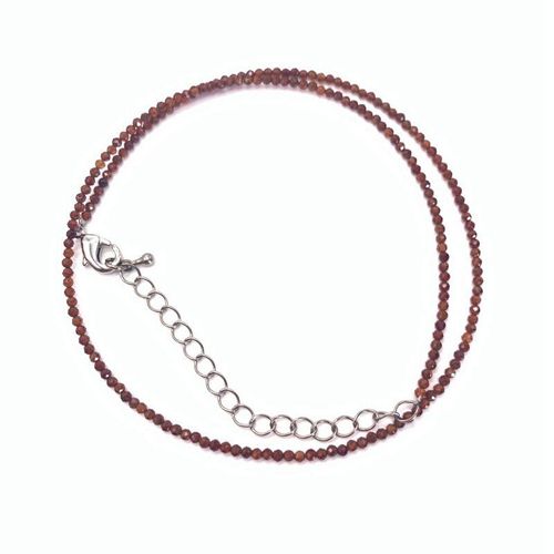 Mini Colliers Et Bracelets En Pierre Naturelle Pour Hommes Et Femmes,Section Ronde,Films De Lapis-Lazumovies,Tourmaline Olivine,Convient Aux Cadeaux,2mm