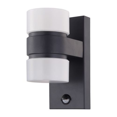 Eglo Atollari - Applique Murale D'extérieur À Led Avec Capteur De Mouvement Pir Anthracite Ip44