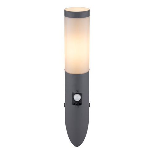 Borne Luminaire D'extérieur Avec Capteur H. 41 Cm - Anthracite