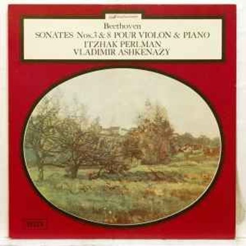 Sonates N° 3 Et N° 8 Pour Violon Et Piano, Itzhak Perlman Au Violon Et Vladimir Ashkenazy Au Piano.