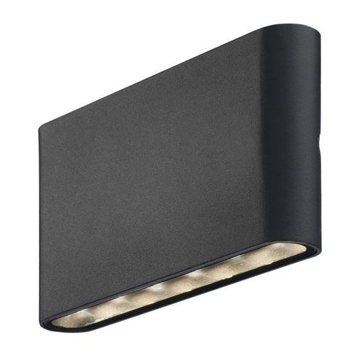 Applique DExtérieur Led Kinver Plate, Noire