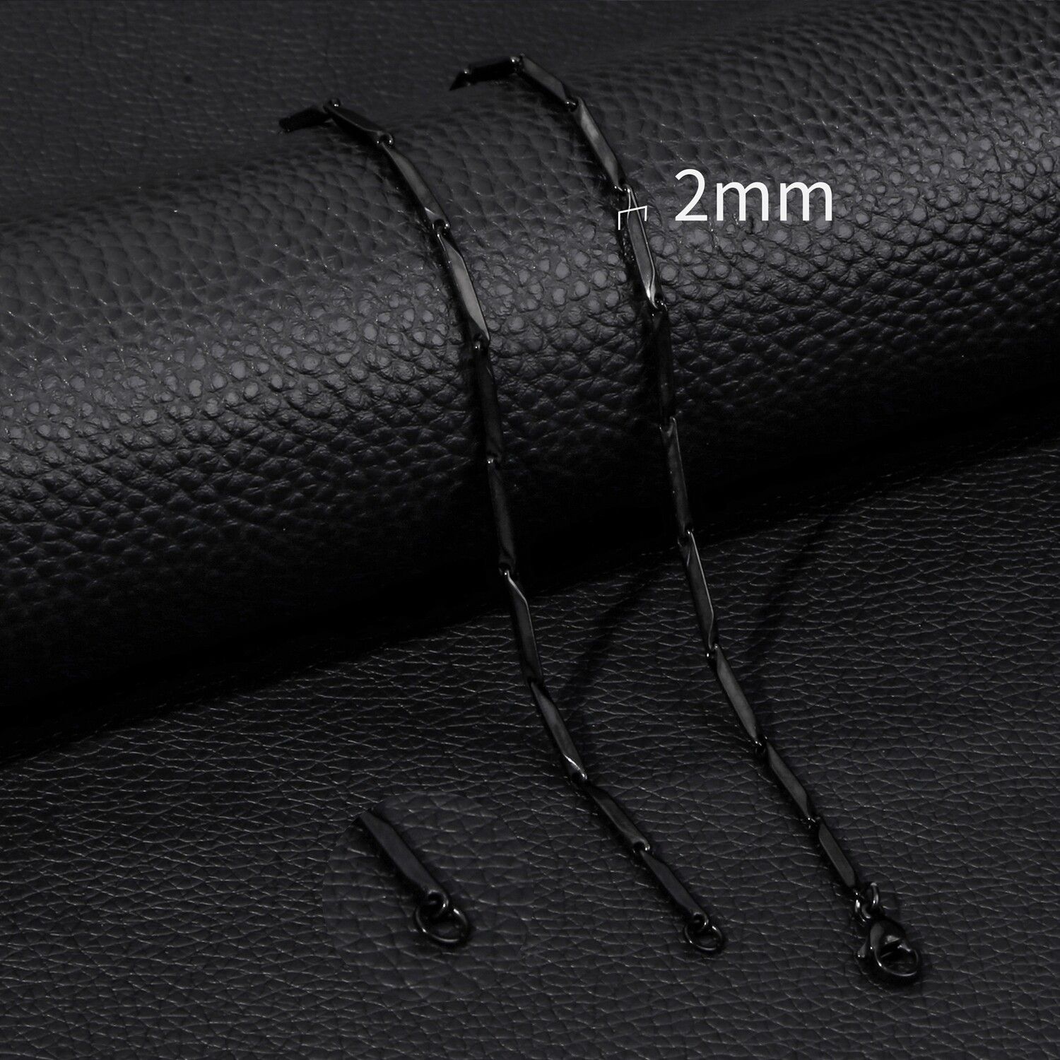 Hiyee-Bâton De Collier En Acier Inoxydable Pour Hommes Et Femmes,Bijoux De Charme Imperméables,Cadeau De Fête Et De Mariage,Ne Se Décolore Pas