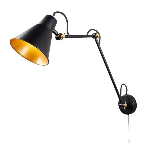 Applique 7403 Avec 3 Articulations, Noir-Doré