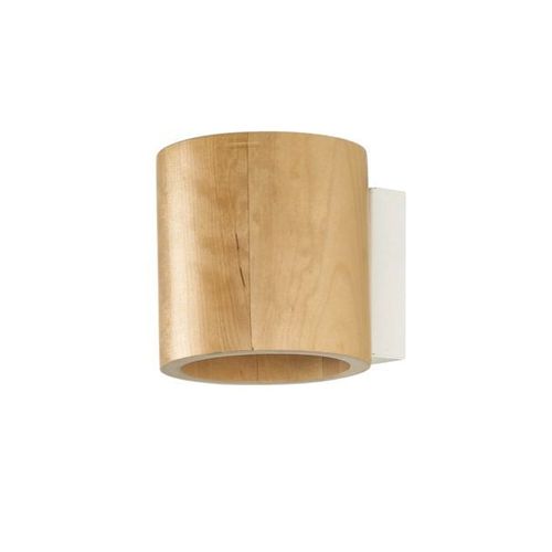 Sollux Orbis - Applique Murale À 1 Lumière, Bois Naturel, G9