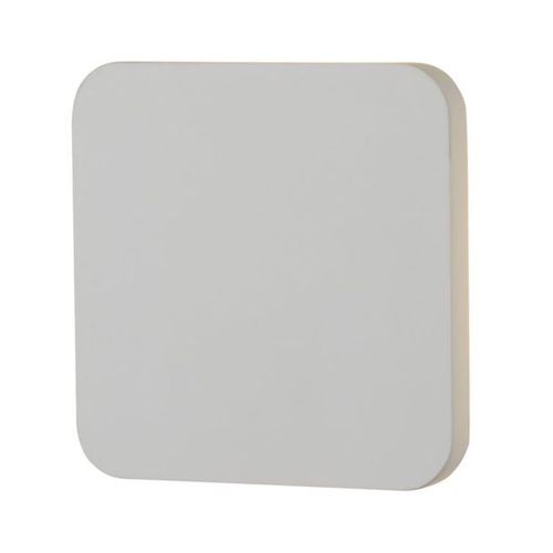 Applique Led Gypsum 15x15 Cm En Plâtre Blanc