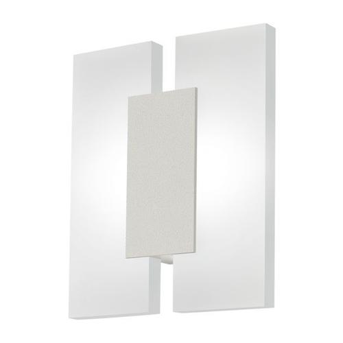 Metrass Applique Murale Led 2 Lampes Encastrées Nickel Satiné