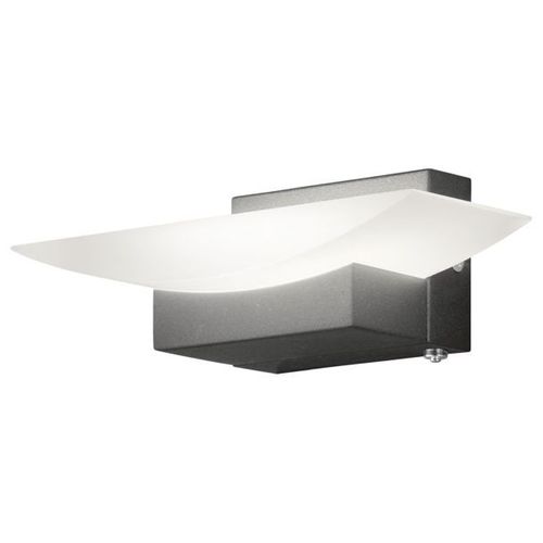 Applique Led Bowl Tw, Largeur 20 Cm, Noire