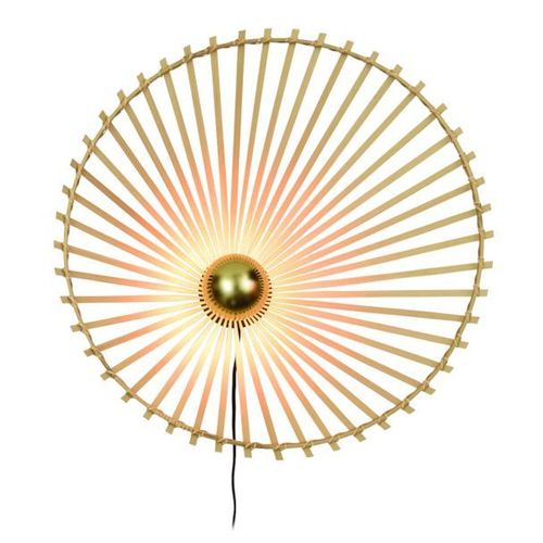 Bromo Applique Murale Bambou Asymétrique Avec Câble À60cm