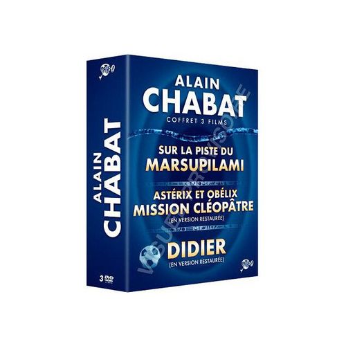 Alain Chabat - Coffret 3 Films : Sur La Piste Du Marsupilami + Astérix Et Obélix : Mission Cléopâtre + Didier - Pack