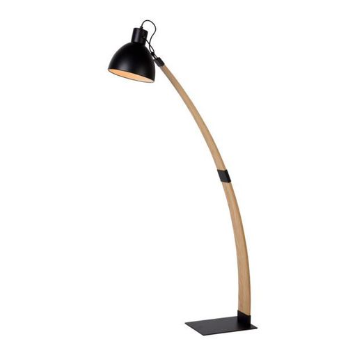 Beau Lampadaire Curf Avec Abat-Jour Noir