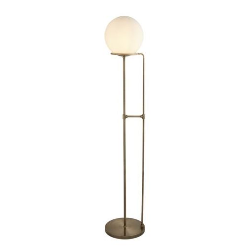 Lampadaire Sphere Laiton Ancien Avec Sphère Verre