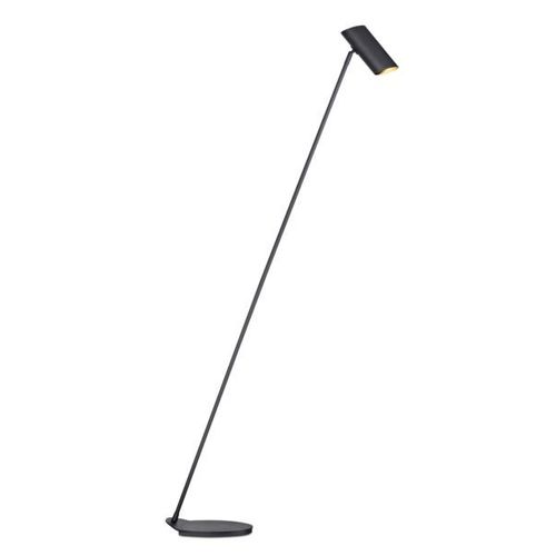 Lampadaire Au Design Fin Hester En Métal Noir