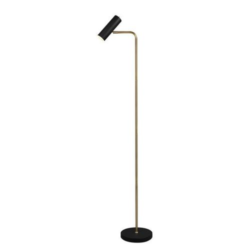 Lampadaire Marley, Laiton Mat / Noir Mat