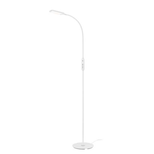 Lampadaire Led 1296-016 Avec Télécommande, Blanc