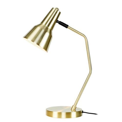 Lampe De Table En Fer Doré H44cm