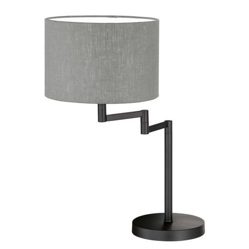 Lampe À Poser Rota Abat-Jour En Lin Gris