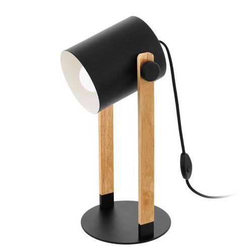 Lampe À Poser Hornwood Avec Détails En Bois