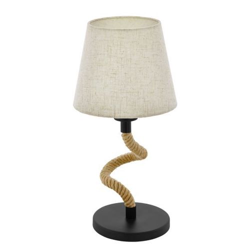 Lampe À Poser Rampside Corde Et Abat-Jour Tissu