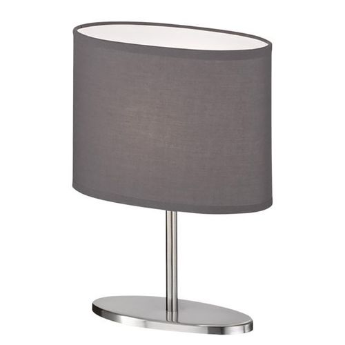 Lampe À Poser Momo Abat-Jour Tissu Nickel/Anthr