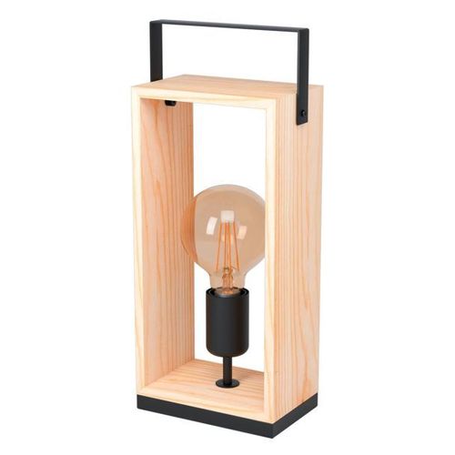 Lampe À Poser Famborough À Cadre En Bois Clair