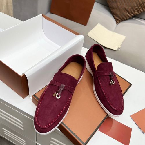 Chaussures Chaussures De Marche D'été Pour Femmes Et Hommesmocassins En Cuir Suédé Rosegland En Métalchaussures Plates Enfilermulesmocassins De Conduite Décontractés