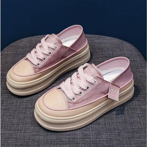 Chaussures Baskets Plates Lacets Pour Femmechaussures De Marche Décontractéesdehorscourse Piedvoyagenouvelle Marque De Stylisteprintemps