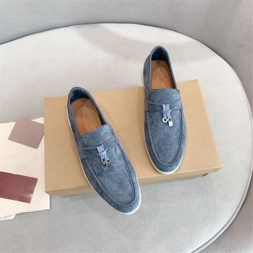 Chaussures Chaussures De Marche D'été Pour Femmes Et Hommesmocassins En Cuir Suédé Rosegland En Métalchaussures Plates Enfilermulesmocassins De Conduite Décontractés