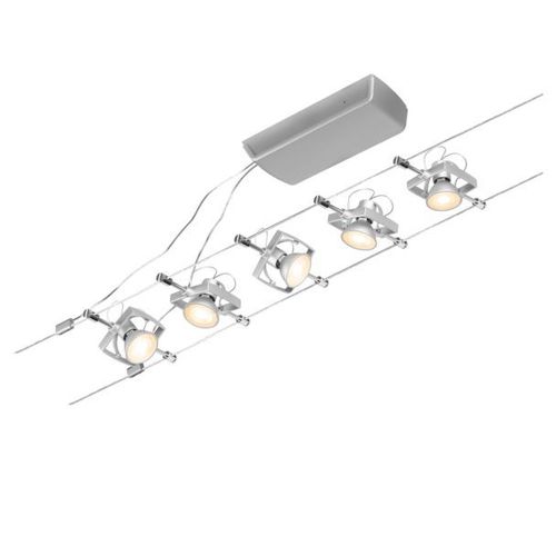 Paulmann Wire Mac Ii Système Câble 5 Lampes Chrome