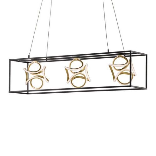 Suspension Led Gesa Avec Cage Métallique