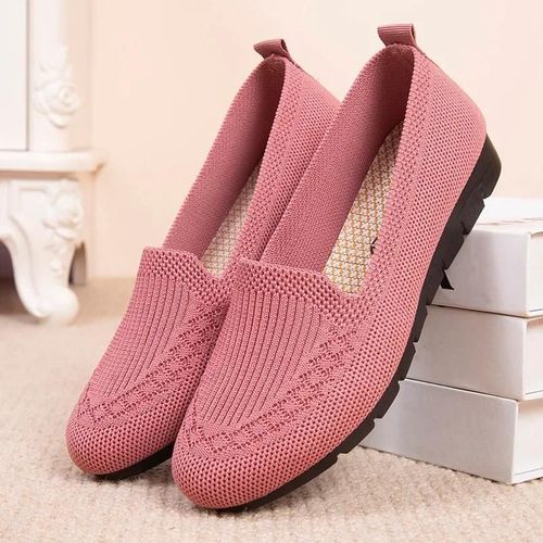 Chaussures Mocassins En Maille Respirante Pour Femmeschaussures D'été Décontractées Pour Dameschaussettes De Rencontre Légères Confortablesmocassins Enfiler