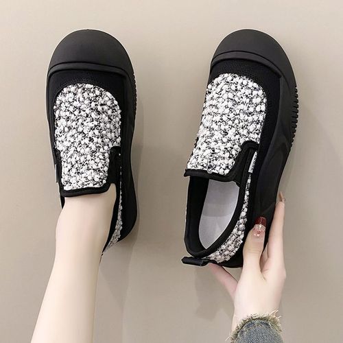 Chaussures Mocassins Plateforme Rétro Pour Femmeschaussures Spinalesmocassins Décontractés Enfilerchaussures Platesprintemps